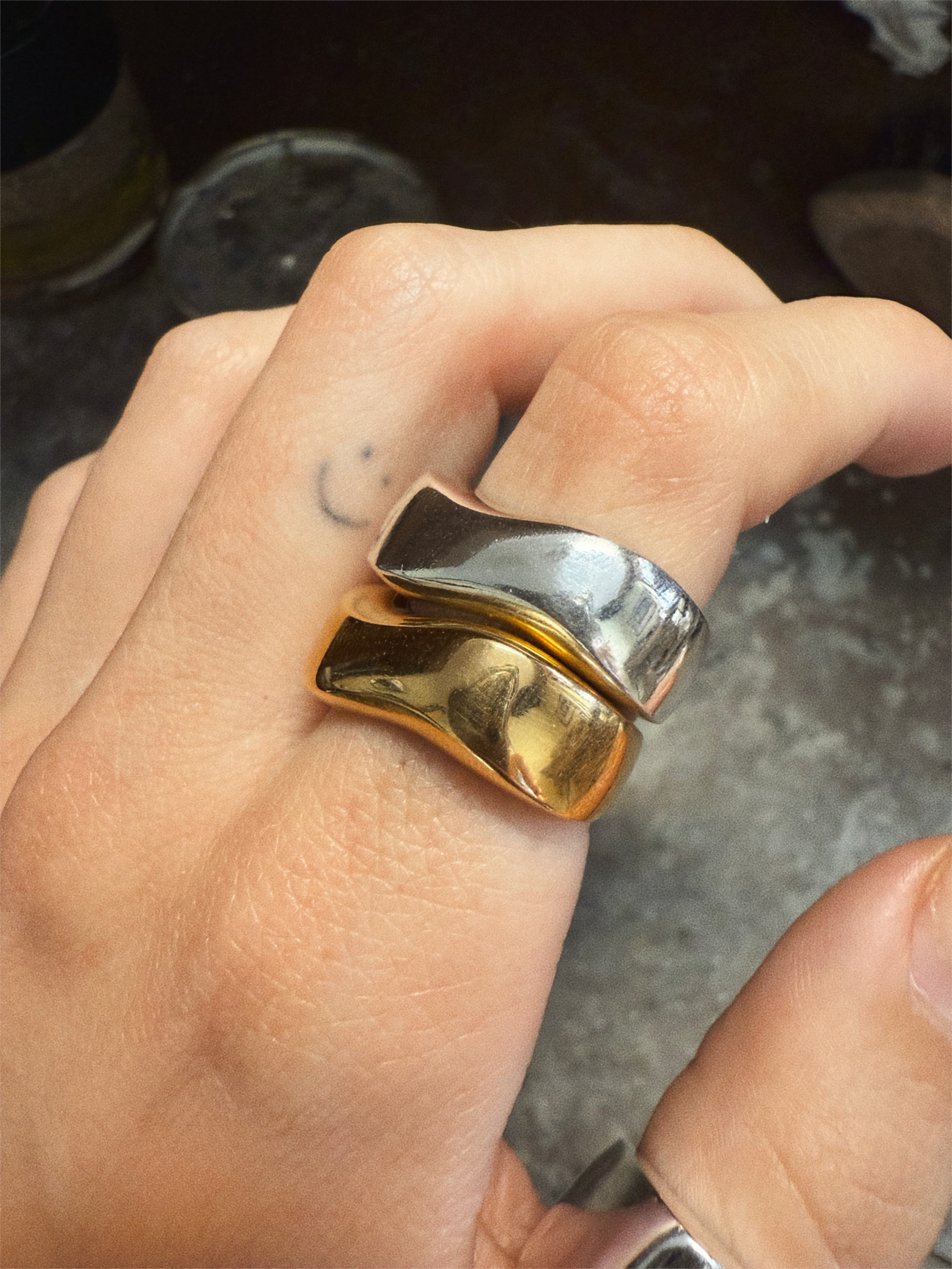 anillos artesanales Bossa, de Lalanne