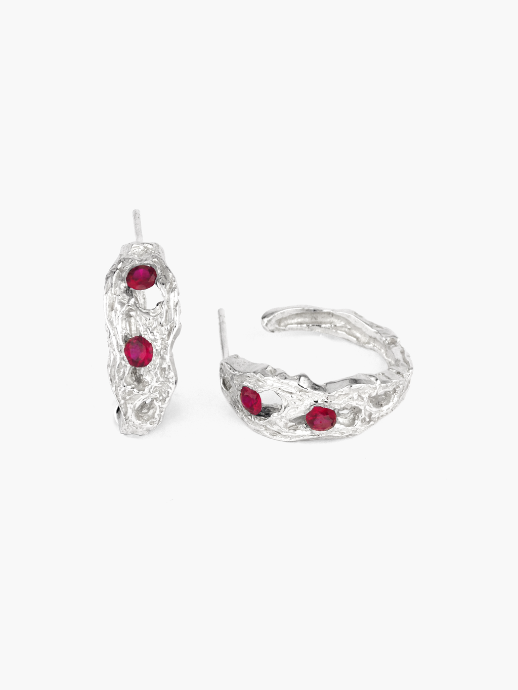 pendientes artesanales Brut piedras 9