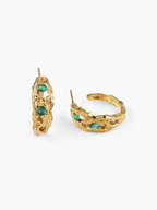 pendientes artesanales Brut piedras 12