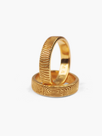 Alianza Huella en Oro 18K de Lalanne 3