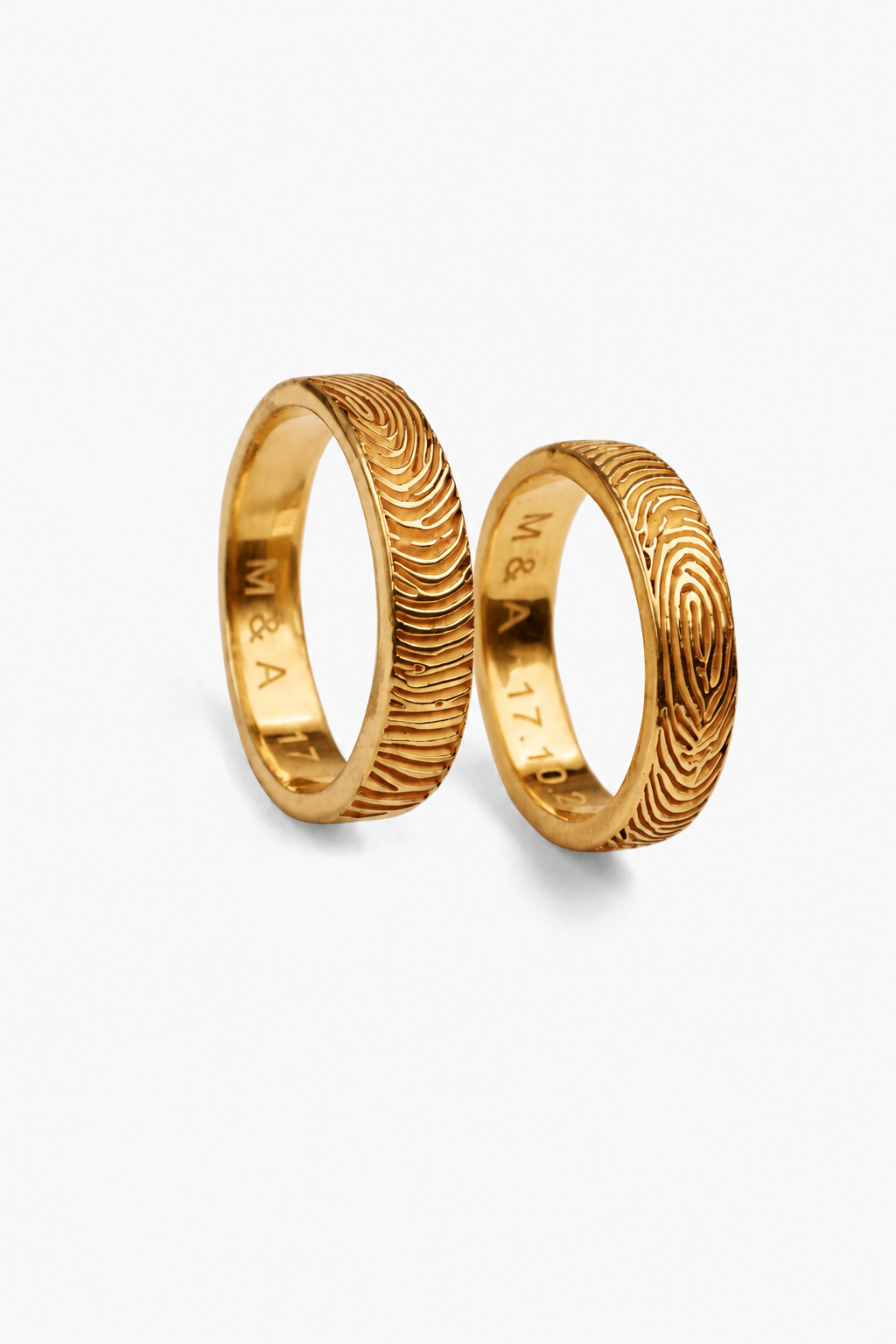 Alianza Huella en Oro 18K de Lalanne 4