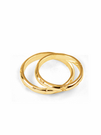 Alianzas artesanales Mena Suave en oro de 18K v3