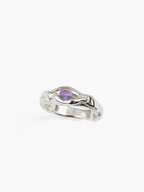 Anillo Gea plata de ley amatista de Lalanne POR