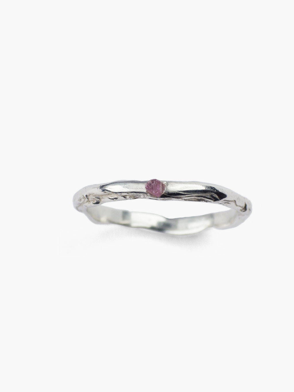 Anillo Veta plata de ley amatista de Lalanne COM2