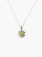 Colgante Lur plata de ley y olivina POR