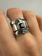 anillo artesanal de plata Japón, de Lalanne