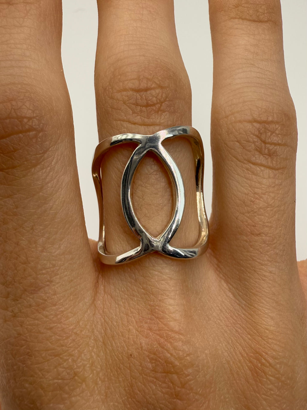 anillo artesanal de plata Emma, Lalanne