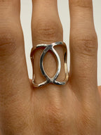 anillo artesanal de plata Emma, Lalanne