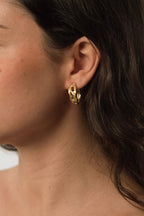 pendientes artesanales Brut oro 2