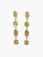 Pendientes Ishi plata de ley y ambar POR