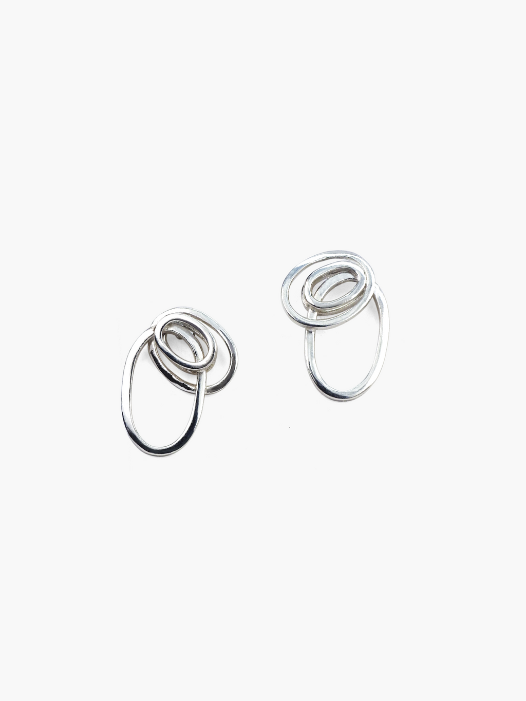 pendientes Célula artesanales plata 1