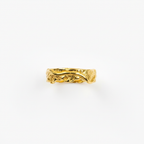 alianza artesanal de compromiso en Oro Bark frontal , de Lalanne