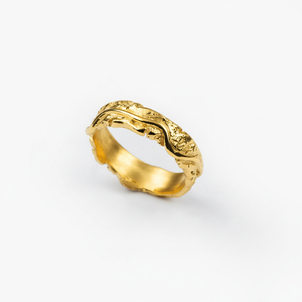 alianza en oro Bark, de Lalanne