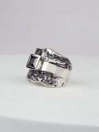 anillo artesanal de plata Japón, de Lalanne
