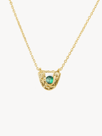 colgante artesanal de plata y baño de oro Eter, Lalanne