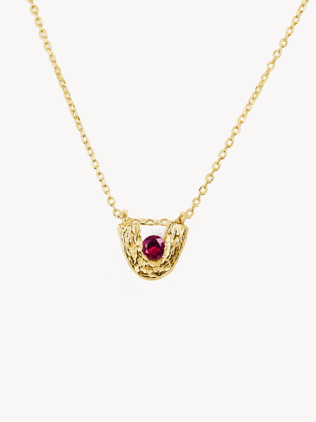 colgante artesanal de plata y baño de oro Eter, Lalanne