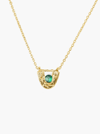 colgante artesanal de plata y baño de oro Eter, Lalanne
