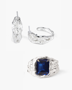 Set joyería artesanal pendientes Brut y anillo Bold, de Lalanne 5